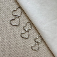 Arracadas de corazón