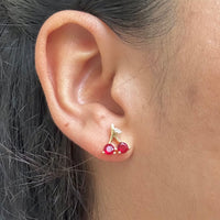 Aretes cerezas 🍒