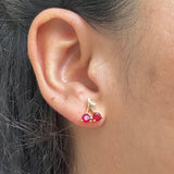 Aretes cerezas 🍒