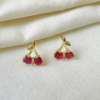 Aretes cerezas 🍒