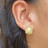 Aretes con rayitas