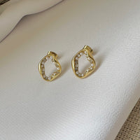 Aretes con perlitas