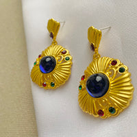 Aretes azules